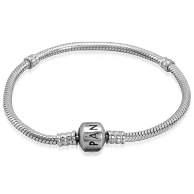Pandora Moments Snake Chain Bracelet In Sterling Silver