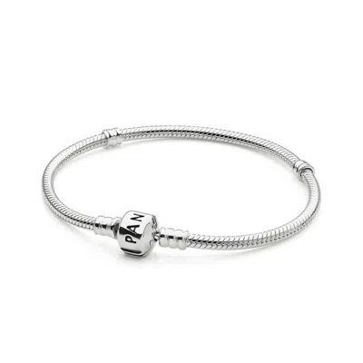 Pandora Moments Snake Chain Bracelet In Metallic