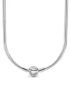 Pandora Moments Snake Chain Necklace In Silver