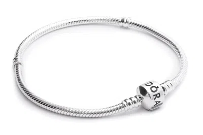Pandora Moments Snake Chain Bracelet In Metallic