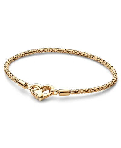 Pandora Moments Studded Chain Bracelet In Studded Chain,gold