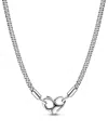 Pandora Sterling Silver Moments Studded Chain Necklace In Silver