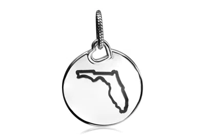 Pandora Florida Round Pendant In Metallic