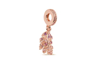 Pandora Oak Leaf Dangle Charm In Gold