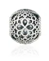 Pandora Openwork Flower Charm In Animal Print