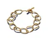 Pandora Organically Shaped Link Bracelet In Gold