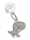 Pandora Pave Dinosaur Dangle Charm - In Metallic