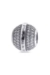 Pandora Pave Logo Charm In Metallic