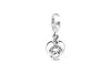 Pandora People Friends Forever Heart Dangle Charm - In Silver