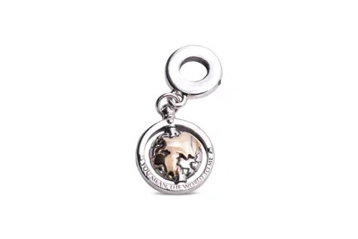 Pandora People Spinning World Dangle Charm - In Metallic