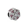 Pandora Red Shimmering Gift Charm - In Multi