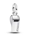 Pandora Referee Whistle Dangle Charm In Metallic