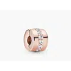 Pandora Rose Clip With Clear Cubic Zirconia