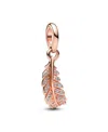 Pandora Rose Gold Plated Dangle Charms In Gold