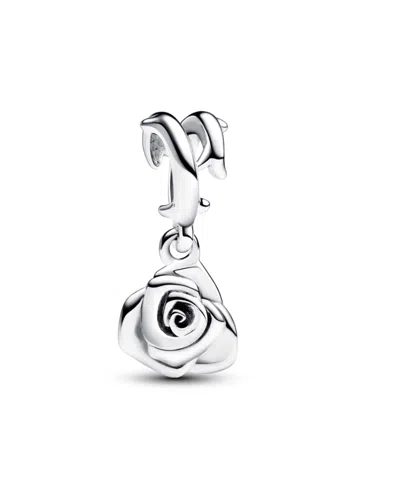 Pandora Rose In Bloom Dangle Charm In Sterling Silver