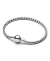 Pandora Round Clasp Wing Chain Bracelet In Metallic