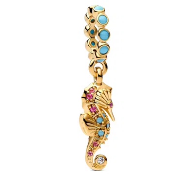 Pandora Seahorse Dangle Charms In Gold