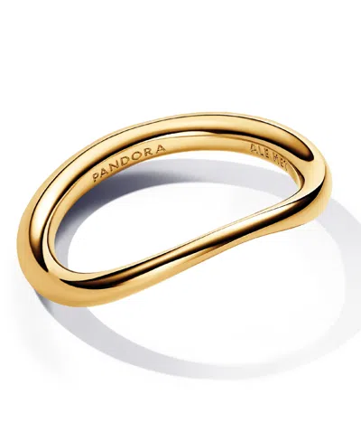 Pandora Shaped Band Ring In Gold