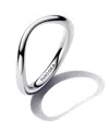 Pandora Shaped Band Ring In Silver
