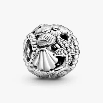 Pandora Shell And Starfish Sterling Silver Charm