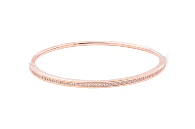 Pandora Signature I-d Pave Bangle In Gray