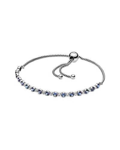 Pandora Silver Gemstone Moonlight Slider Bracelet In Gold