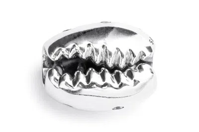 Pandora Sparkling Coffee Bean Shell Charm In Metallic