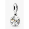 Pandora Sparkling Family Tree Dangle Charm In Metallic