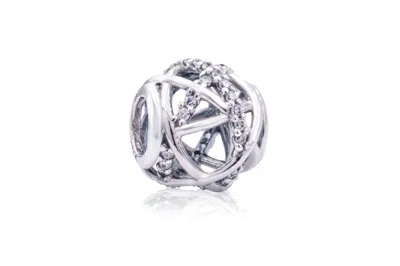 Pandora Sparkling Galaxy Openwork Charm - In Metallic