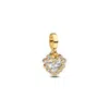 Pandora Sparkling Heart Double Dangle Charms