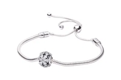 Pandora Sparkling Herbarium Bracelet Gift Set In Metallic