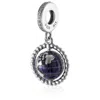 Pandora Spinning Globe Dangle Charm In Sterling Silver In Neutral
