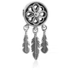 Pandora Spiritual Dreamcatcher Charm In Sterling Silver In Silver