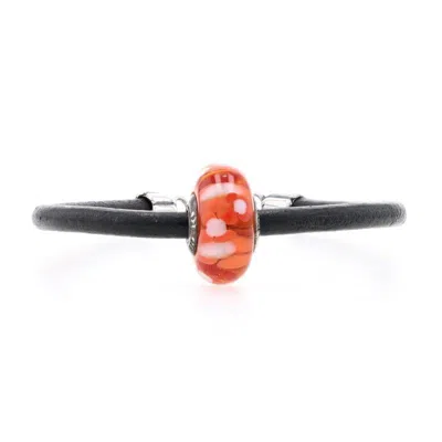 Pre-owned Pandora Spot Light Red Murano Glass Charm Bracelet 925 New Authentic 590709s3