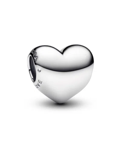 Pandora Sterling Silver Be Love Engravable Heart Charm In Gold