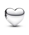 Pandora Sterling Silver Be Love Engravable Large Heart Charm In Silver