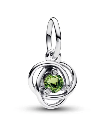 Pandora Sterling Silver Birthday Circle Stone Dangle Charm