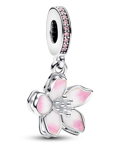 Pandora Sterling Silver Cherry Blossom Dangle Charm
