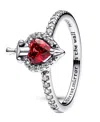 Pandora Sterling Silver Disney Villains Evil Queen Ring In Silver