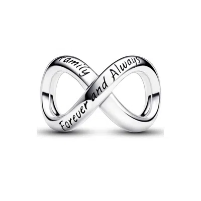 Pandora Sterling Silver Forever & Always Infinity Charm
