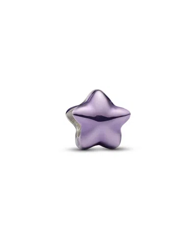 Pandora Sterling Silver Mini Star Charm In Pink