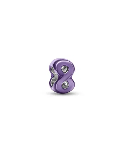 Pandora Sterling Silver Purple Infinity Mini Charm
