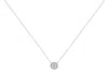 Pandora Sterling Silver Round Cz Necklace - In Silver