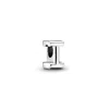 Pandora Sterling Silver Script Alphabet Dangle Charm In Silver - I