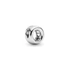 Pandora Sterling Silver Script Alphabet Dangle Charm In Silver - O
