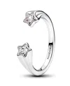 Pandora Sterling Silver Shooting Stars Open Ring In Sterling Silver