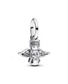Pandora Sterling Silver Sparkling Angel Dangle Charm In Sterling Silver