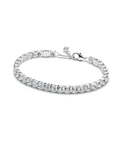 Pandora Sterling Silver Sparkling Bold Tennis Bracelet