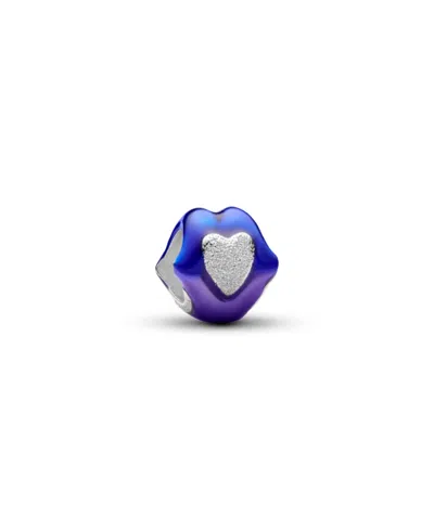 Pandora Sterling Silver The Lips Of Love Heart Mini Charm