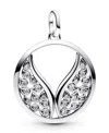 Pandora Sterling Silver Wings Oversized In Silver